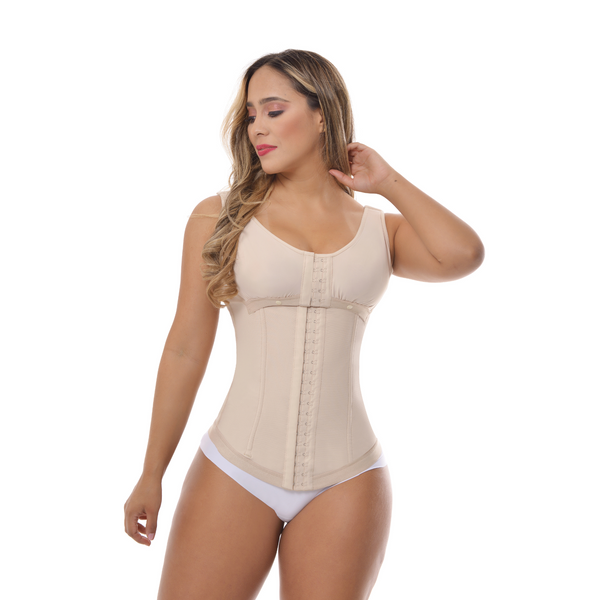 1090 Reducing vest with built-in bra